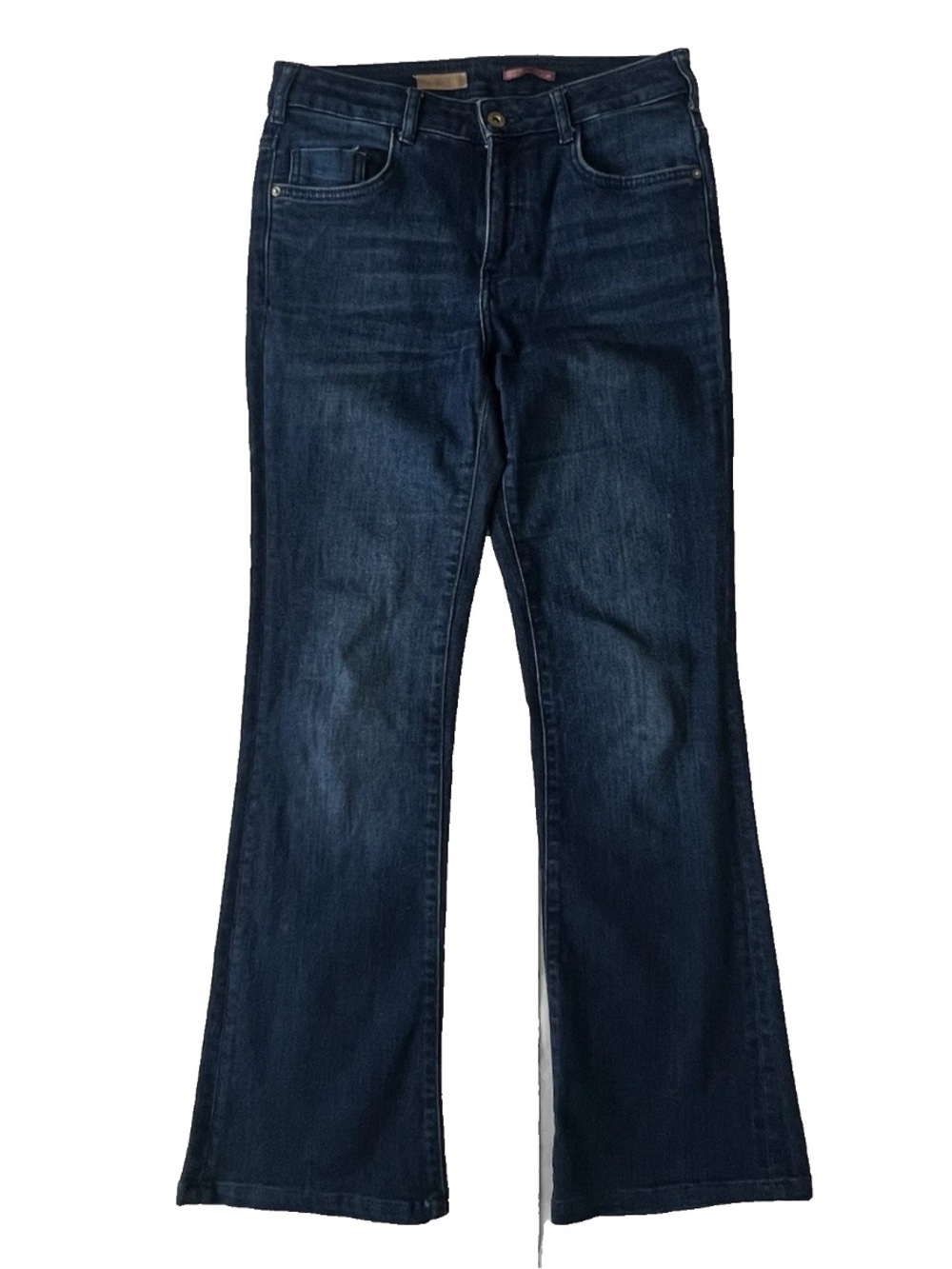 Pilcro Anthropologie The Demilune Boot Cut Jean Womens 28 Dark Wash Stretch